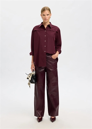 Allison oversize ls skjorte Fig Selected Femme 